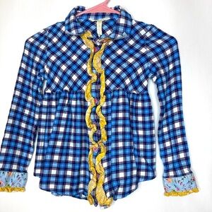 Matilda Jane Plaid Flannel long sleeve shirt